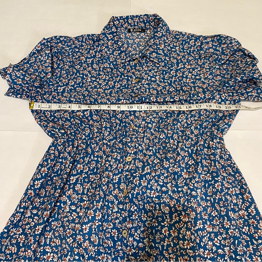 BTFBM Floral Button-Up Dress - Picture 6 of 9